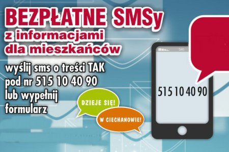 Bezpłatne SMSy z informacjami dla mieszkańców