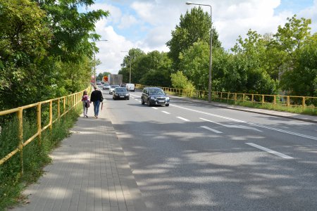 Widok wiaduktu od strony Płocka