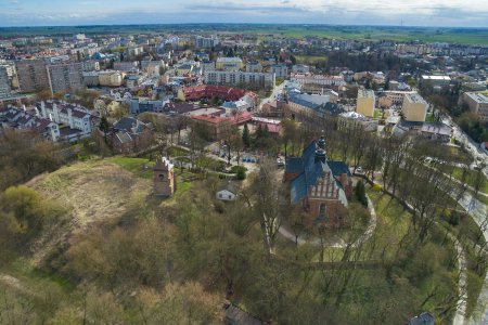 Panorama miasta. Widok na Farską Górę.