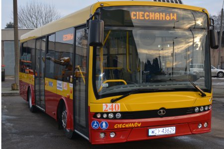 Nowy autobus miejskiej komunikacji