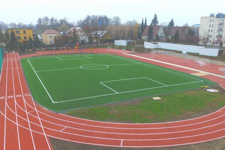 Miejski stadion widziany z góry