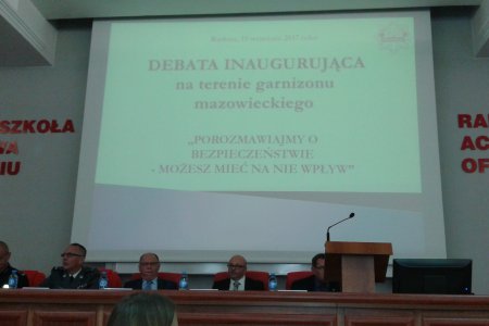 Inauguracja debaty „Porozmawiajmy o bezpieczeńs