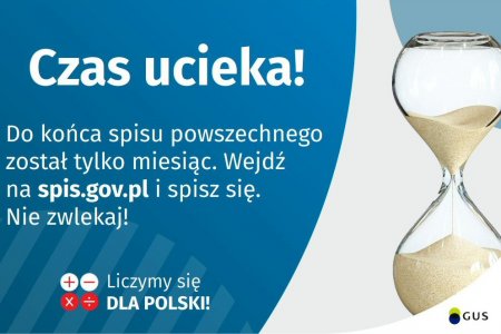 Do końca spisu powszechnego został tylko miesią