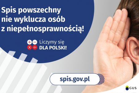 Spis nie wyklucza osób z niepełnosprawnością