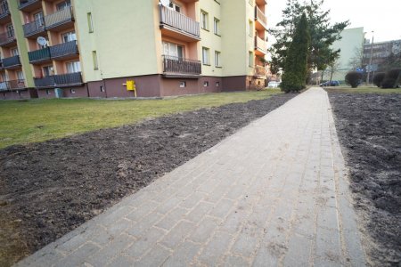 Nowy chodnik na ul. Powstańców Wielkopolskich