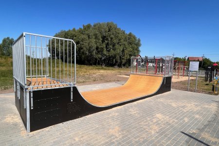 Skatepark-minirampa i Funpark na osiedlu „Kwiato