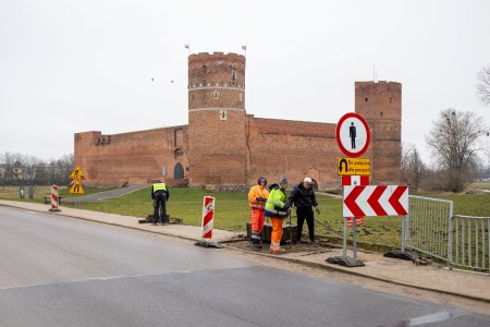 Remont chodnika w ul. Zamkowej