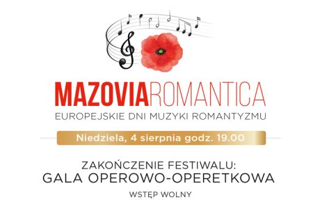 Koncert galowy Festiwalu Mazovia Romantica w Ciech